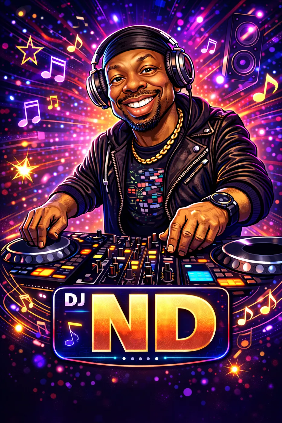 DJND stage artwork